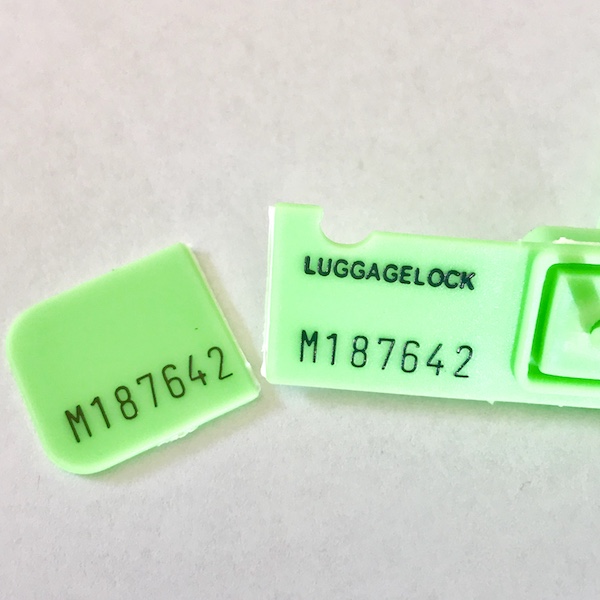 Tear off tab.